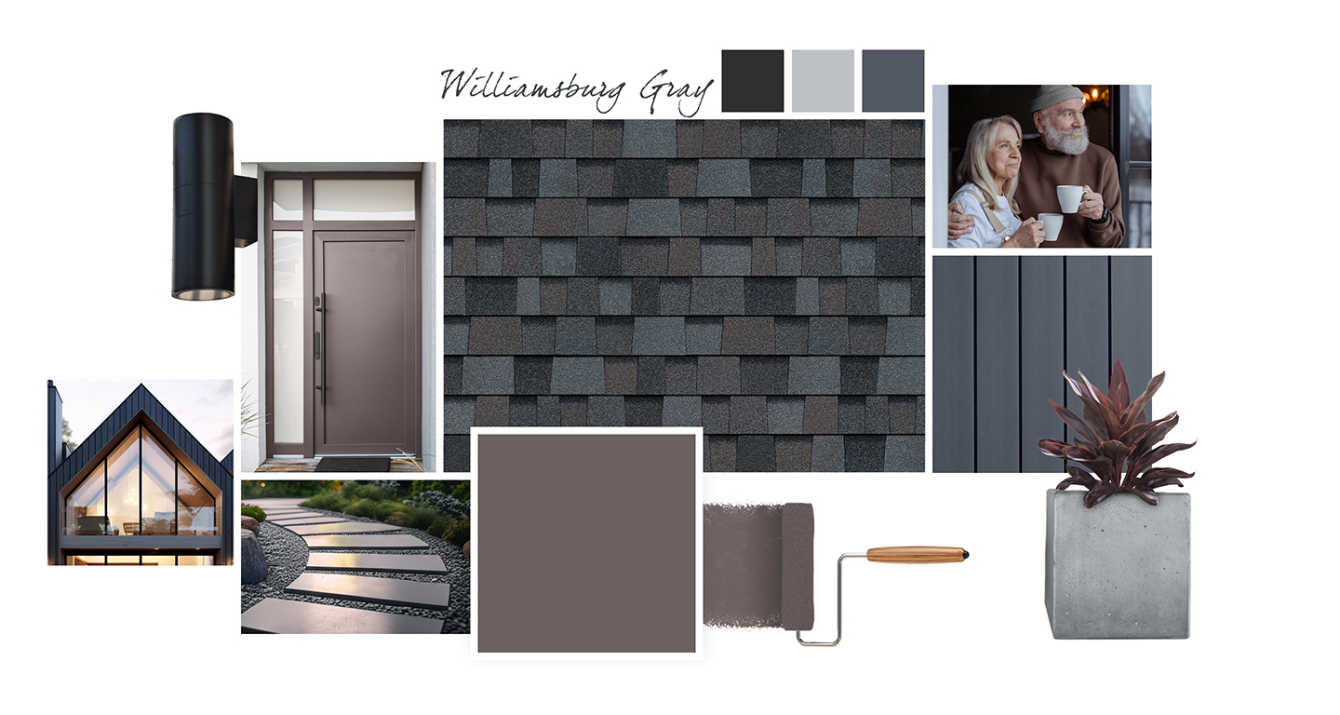 Redend Point and Williamsburg Gray Styleboard