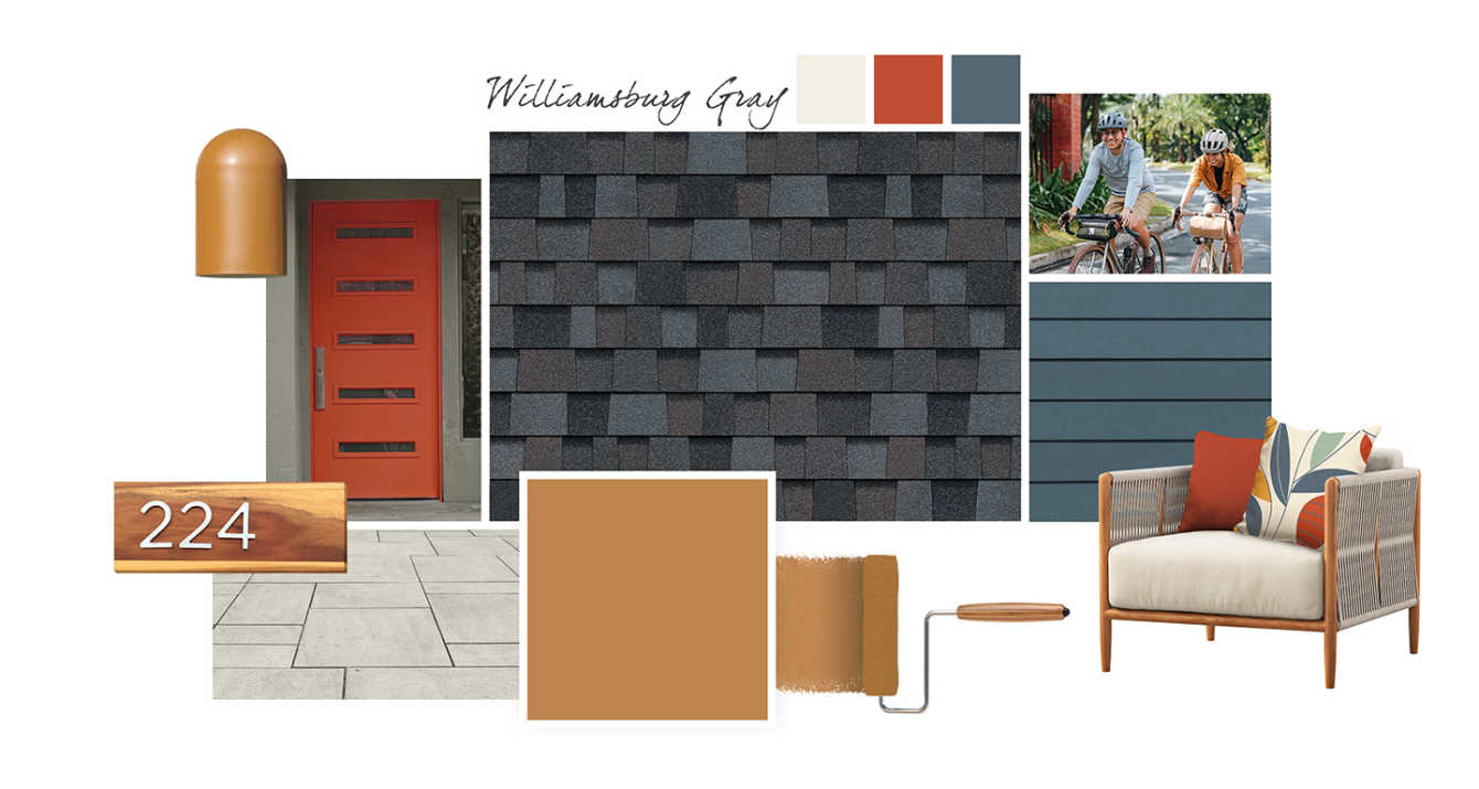 Redend Point and Williamsburg Gray Styleboard